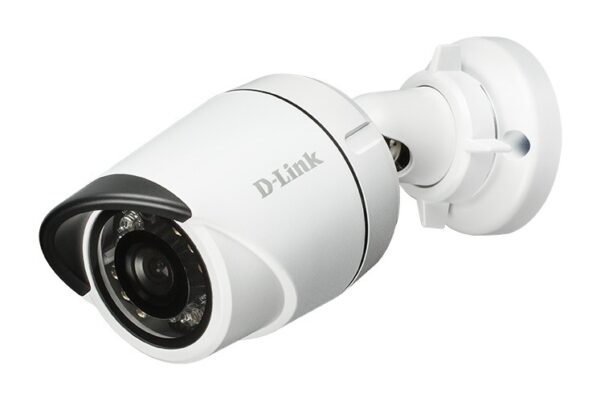 CAMERA IP D-Link, bullet, pt. interior | exterior, dist. IR 30 m, tip lentila fixa 2.8 mm, 5 Mpx, cu fir, microfon nu, PoE da, carcasa metal, slot SD card nu, „DCS-4705E” (timbru verde 0.8 lei)