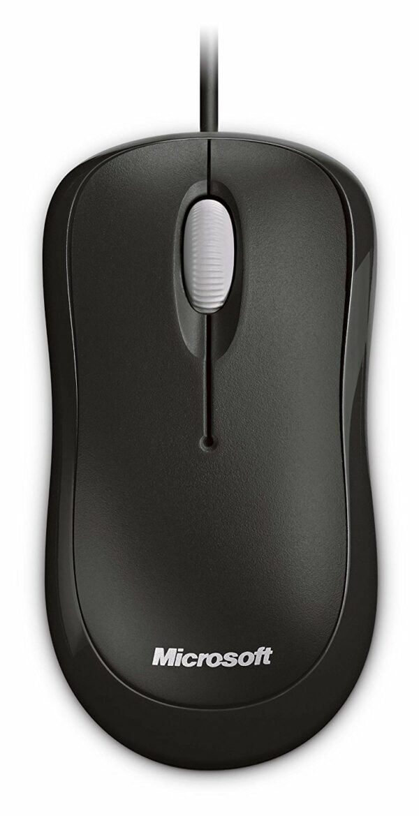 MOUSE MICROSOFT, „Basic”, PC sau NB, cu fir, USB, optic, 800 dpi, butoane/scroll 3/1, , negru, „P58-00057” (timbru verde 0.18 lei)