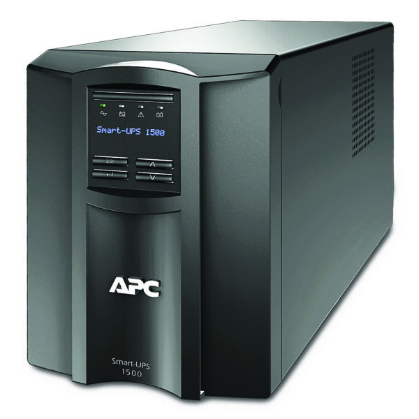 UPS APC, „Smart-UPS SMT”, Line Int. sin pura mgmt, mini tower, 1500VA / 1000W, AVR, IEC x 8, 1 x baterie RBC7, display LCD, back-up 21 – 30 min., „SMT1500IC”, SP prelungire garantie(WBEXTWA R1YR-SP-03/WBEXTWAR3YR-SP-03), (timbru verde 40 lei)