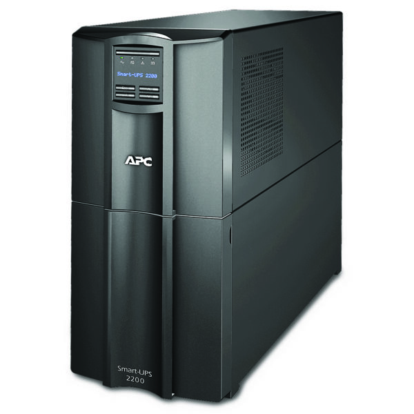 UPS APC, „Smart-UPS SMT”, Line Int. sin pura mgmt, tower, 2200VA/1980W, AVR, IEC x 8, 1 x baterie RBC55, display LCD, back-up 11 – 20 min., „SMT2200IC”, SP prelungire garantie(WBEXTWAR1YR-SP-03/WBEXTWAR3YR-SP-03), (timbru verde 40 lei)