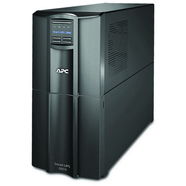 UPS APC, „Smart-UPS SMT”, Line Int. sin pura mgmt, tower, 3000VA / 2700W, AVR, IEC x 8, 1 x baterie RBC55, display LCD, back-up 11 – 20 min., „SMT3000IC”, SP prelungire garantie(WBEXTWAR1YR-SP-04/WBEXTWAR3YR-SP-04), (timbru verde 40 lei)