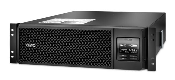 UPS APC, ” Smart-UPS SRT”, Online cu sinusoida pura, rack, 5000VA / 4500W, AVR, IEC x 10, 1 x baterie APCRBC140, display LCD, back-up 1 – 10 min., „SRT5KRMXLI”, SP prelungire garantie (WBEXTWAR1YR-SP-05/WBEXTWAR3YR-SP-05), (include TV 35lei)