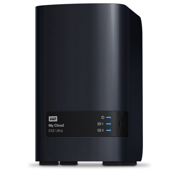 NAS WD, tower, HDD x 2, capacitate maxima 6 TB, memorie RAM 1 GB, RJ-45 (Gigabit), porturi USB 3.0 x 2, „WDBVBZ0060JCH-EESN” (timbru verde 4 lei)