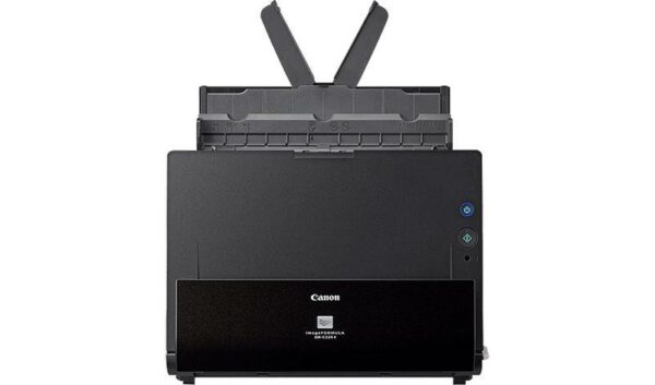 SCANNER CANON DRC225WII, dimensiune A4, tip sheetfed, viteza de scanare 25ppm alb-negru si color,50IPM, Duplex, rezolutie optica 600dpi, senzor CIS, USB 2.0/3.0,WI-FI „3259C003” (timbru verde 4 lei)