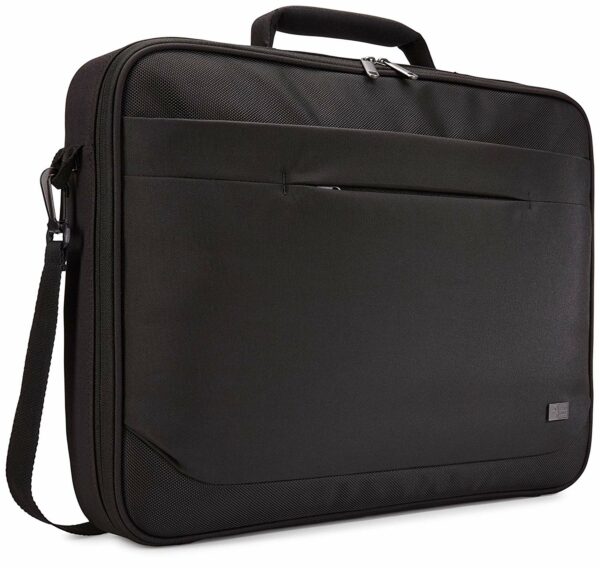 GEANTA CASE LOGIC, pt. notebook de max. 17.3 inch, 1 compartiment, buzunar frontal x 2, waterproof, poliester, negru, „ADVB-117 BLACK”/3203991