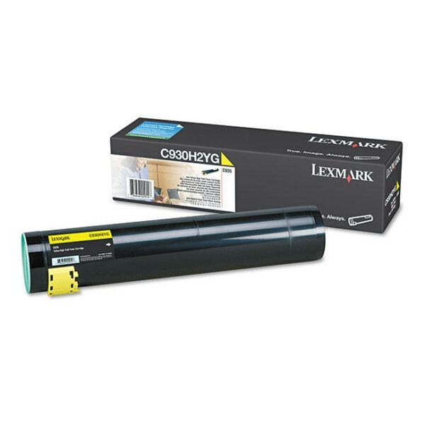 Toner Original Lexmark Yellow, C930H2YG, pentru C935 series, 24K, (timbru verde 1.2 lei) , „C930H2YG”