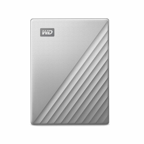 HDD extern WD 4 TB, My Passport Ultra, 2.5 inch, USB 3.0, argintiu, „WDBFTM0040BSL-WESN” (timbru verde 0.8 lei)