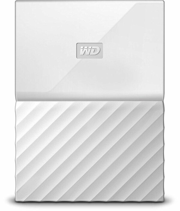 HDD extern WD 2 TB, My Passport, 2.5 inch, USB 3.0, alb, „WDBS4B0020BWT-WESN” (include TV 0.8lei)