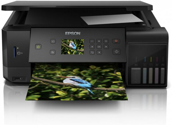 Multifunctional Inkjet CISS Color Epson L7160, A4, Functii: Impr.|Scan.|Cop., Viteza de Printare Monocrom: 32 ppm, Viteza de printare color: 32 ppm, Conectivitate:USB|Retea|WiFi, Duplex:Da, ADF:Nu(Timbru Verde 21lei) „C11CG15402”