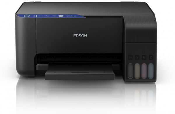 Multifunctional Inkjet CISS Color Epson L3151, A4, Functii: Impr.|Scan.|Cop., Viteza de Printare Monocrom: 11 ppm, Viteza de printare color: 5.5 ppm, Conectivitate:USB|WiFi, Duplex:nu, ADF:Nu(Timbru Verde 7.5lei) „C11CG86406”