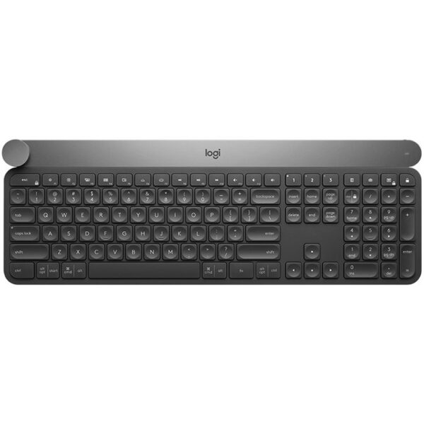 LOGITECH Wireless Keyboard CRAFT with creative input dial – BT – INTNL – US International layout „920-008504” (timbru verde 0.8 lei)