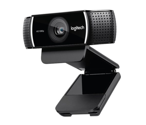 CAMERA web LOGITECH Webcam C922, Full HD rez 1920 x 1080, USB 2.0, microfon, negru, „960-001088” (timbru verde 0.18 lei)