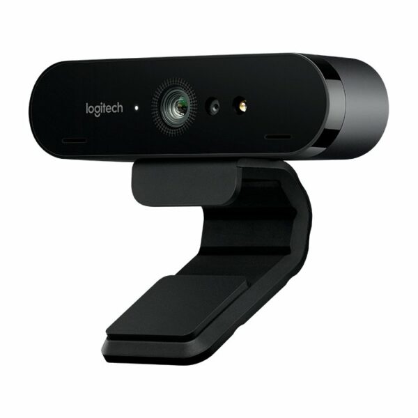 CAMERA web LOGITECH BRIO, 4K UHD rez 3840 x 2160, USB 3.0, microfon, negru, „960-001194” (timbru verde 0.18 lei)