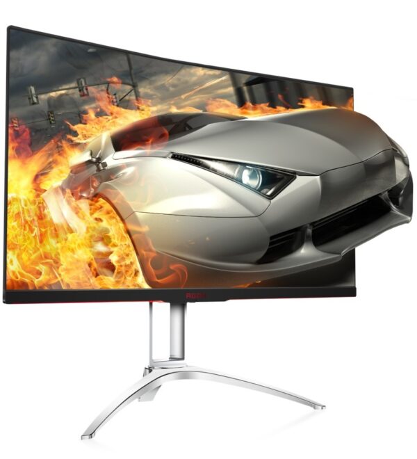 MONITOR AOC 27″ gaming, MVA, Full HD (1920 x 1080), Wide, curbat, 250 cd/mp, 1 ms, VGA, HDMI x 2, DisplayPort, „AG272FCX6” (timbru verde 7 lei)