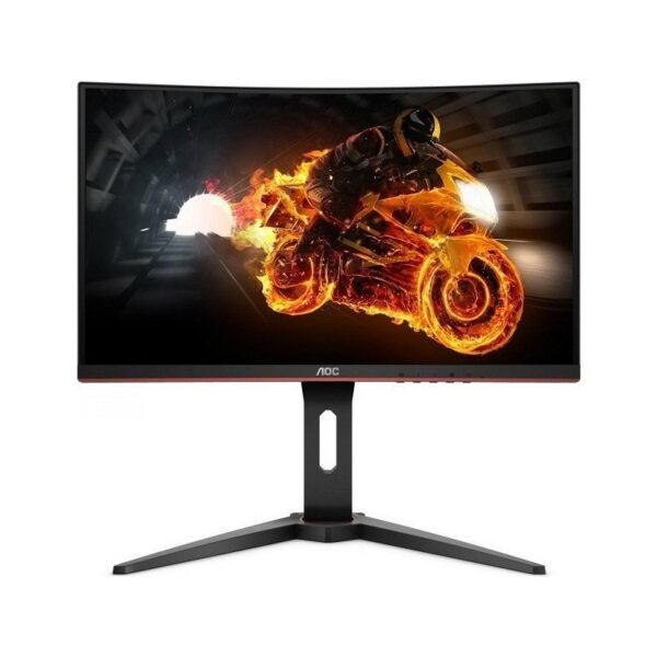 MONITOR AOC 27″ gaming, MVA, Full HD (1920 x 1080), Wide, curbat, 250 cd/mp, 1 ms, VGA, HDMI x 2, DisplayPort, „C27G1” (timbru verde 7 lei)