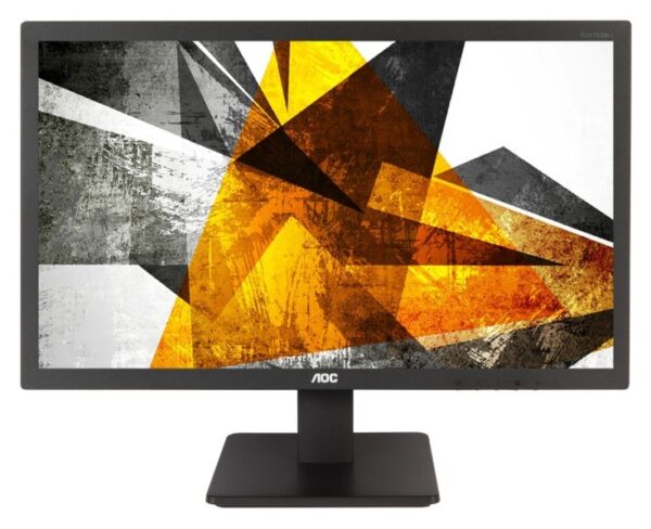 MONITOR AOC 23.6″, home, office, TN, Full HD (1920 x 1080), Wide, 250 cd/mp, 1 ms, VGA, HDMI, DisplayPort, „E2475SWQE” (timbru verde 7 lei)