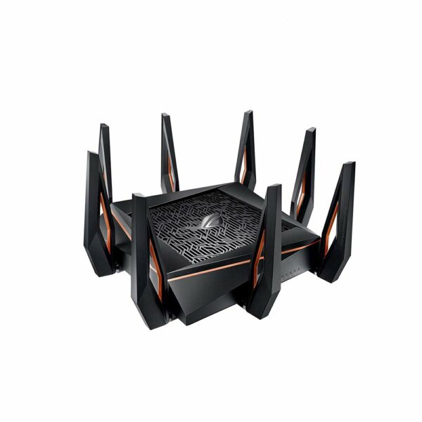 ROUTER ASUS wireless, 6000 Mbps, porturi Gigabit x 4, antena externa x 8, AX11000, dual band, „GT-AX11000” (include TV 1.75lei)