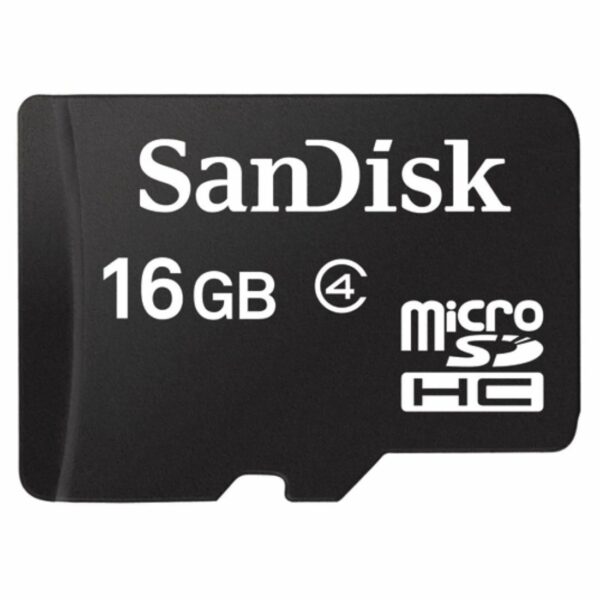 CARD MicroSD SANDISK, 16 GB, microSDHC, clasa 4, „SDSDQM-016G-B35A” (include TV 0.03 lei)