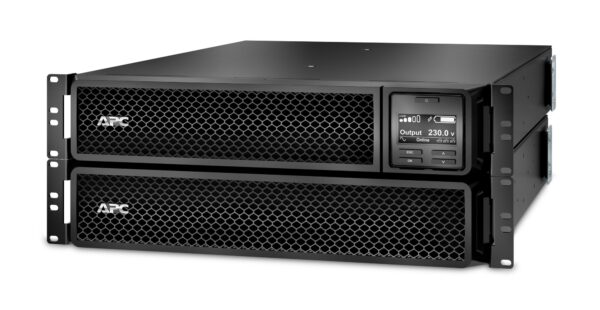 UPS APC, „Smart-UPS SRT”, Online cu sinusoida pura, rack, 3000VA/2700W, AVR, IEC x 10, 1 x baterie APCRBC152, display LCD, back-up 11 – 20 min., „SRT3000RMXLI-NC” (include TV 35lei)