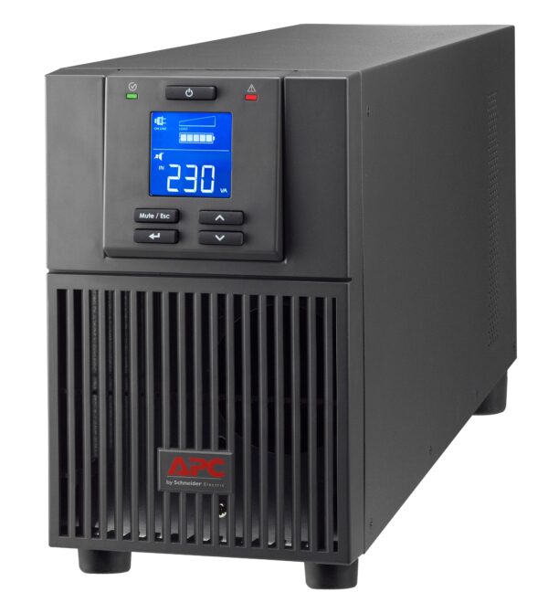 UPS APC, „Smart-UPS”, Online cu sinusoida pura, tower, 2000VA/1600W, AVR, IEC x 4, display LCD, back-up 11 – 20 min., „SRV2KI” (timbru verde 40 lei)