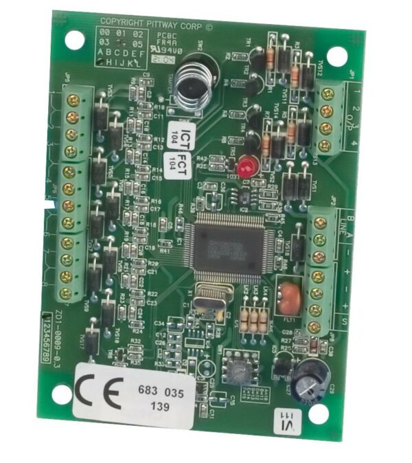 MODUL extindere alarma HONEYWELL, Galaxy Rio PCB, 8 zone, compatibil Galaxy clasic, G3, GD, Flex, „A158-B” (timbru verde 0.8 lei)