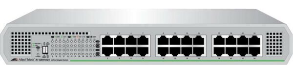 SWITCH ALLIED TELESIS, GS910/24, porturi Gigabit x 24, unmanaged, carcasa metalica, „AT-GS910/24-50” (timbru verde 2 lei)