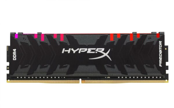 Memorie DDR Kingston – gaming DDR4 16 GB, frecventa 3000 MHz, 1 modul, radiator, iluminare RGB, „HX430C15PB3A/16”