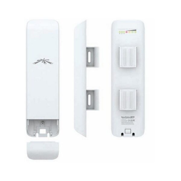 ACCESS Point Ubiquiti wireless exterior 150 Mbps, port 10/100 x 2, antena interna x 1, PoE, 2.4 GHz, „NSM2” (timbru verde 0.8 lei)