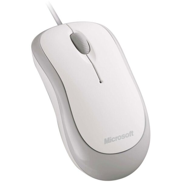 MOUSE MICROSOFT, PC sau NB, cu fir, USB, optic, nespecificat, butoane/scroll 3/1, , alb, „P58-00058” (timbru verde 0.18 lei)