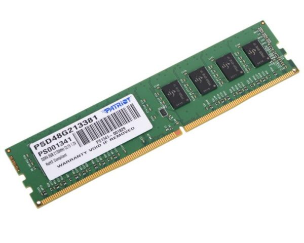 Memorie DDR Patriot DDR4 8 GB, frecventa 2133 MHz, 1 modul, „PSD48G213381”