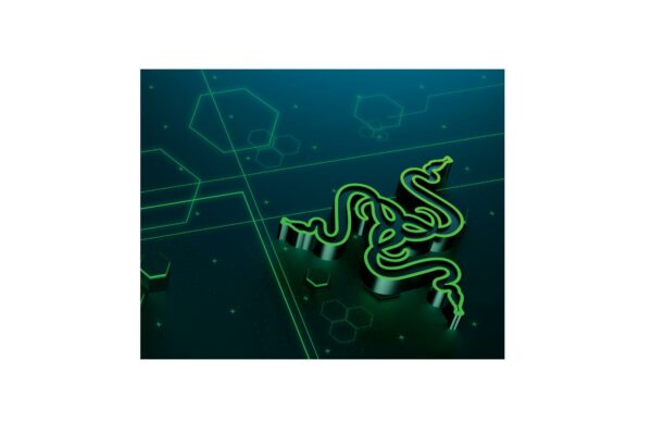 Mouse PAD RAZER, „Goliathus Mobile”, gaming, cauciuc si material textil, 270 x 215 x 1.5 mm, negru si verde, „RZ02-01820200-R3M1”