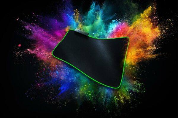 Mouse PAD RAZER, „Goliathus Chroma”, gaming, cauciuc si material textil, 355 x 255 x 3 mm, negru , iluminat RGB, „RZ02-02500100-R3M1”