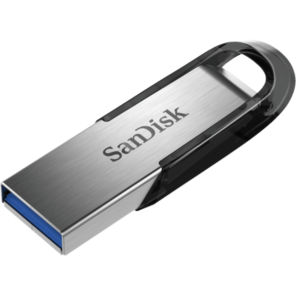 MEMORIE USB 3.0 SANDISK 128 GB, clasica, carcasa metalic, negru / argintiu, „SDCZ73-128G-G46” (include TV 0.03 lei)