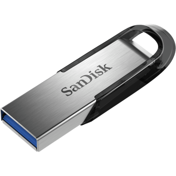 MEMORIE USB 3.0 SANDISK 128 GB, clasica, carcasa metalic, negru / argintiu, „SDCZ73-128G-G46” (timbru verde 0.03 lei)