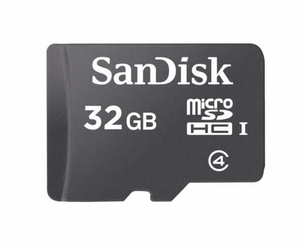 CARD MicroSD SANDISK, 32 GB, microSDHC, clasa 4, „SDSDQM-032G-B35” (timbru verde 0.03 lei)