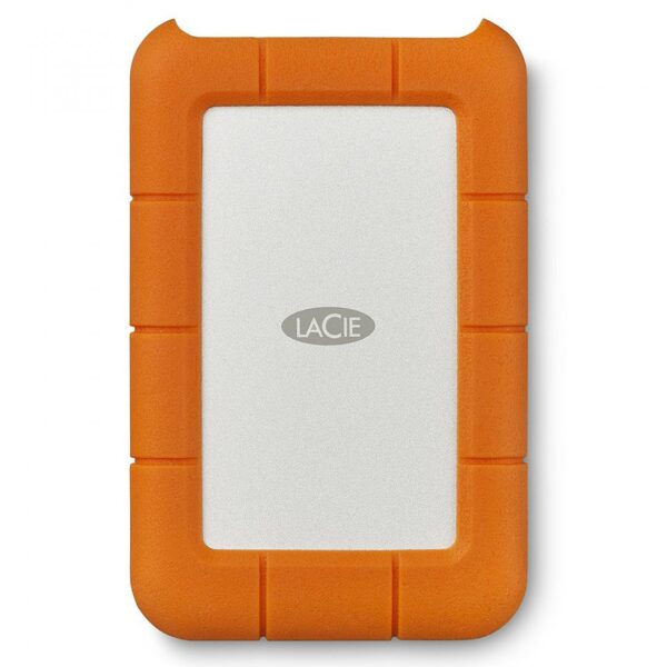 HDD extern LACIE 2 TB, Rugged, 2.5 inch, USB 3.0, portocaliu/ argintiu, „STFR2000800” (timbru verde 0.8 lei)