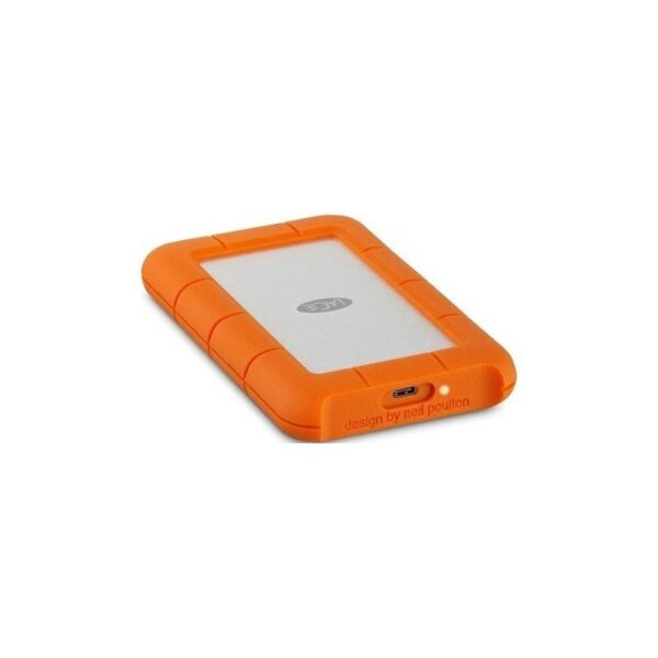 HDD extern LACIE 4 TB, Rugged, 2.5 inch, USB 3.0, portocaliu/ argintiu, „STFR4000800” (timbru verde 0.8 lei)