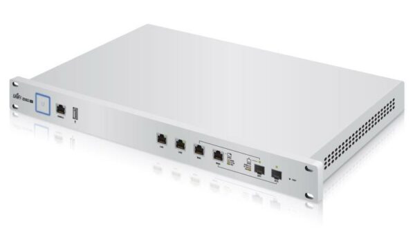 ROUTER Ubiquiti UniFi Security, wired, port LAN 10/100/1000 x 3, port WAN 10/100/1000 x 1, „USG-PRO-4” (timbru verde 0.8 lei)