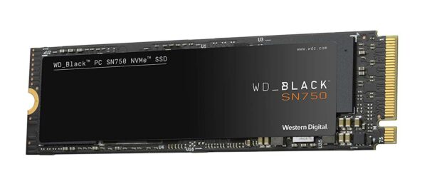SSD WD, Black SN750, 500 GB, M.2, PCIe Gen3.0 x4, 3D Nand, R/W: 3470/2600 MB/s, „WDS500G3X0C”