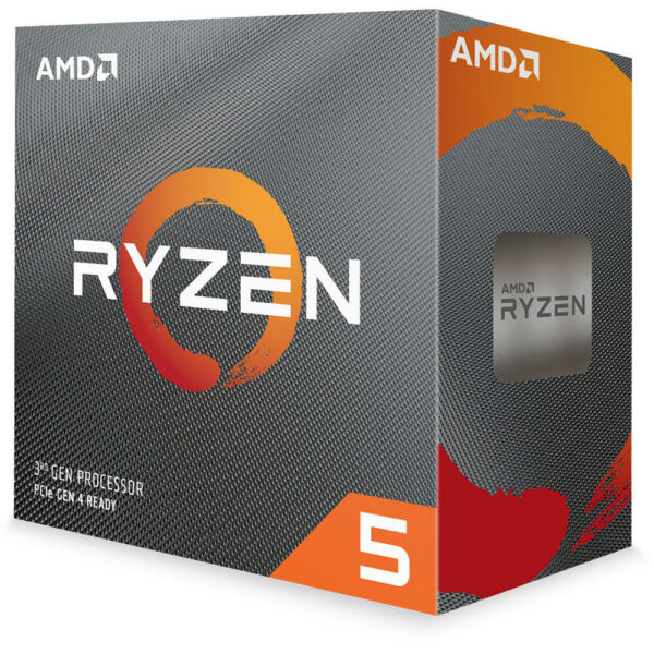 CPU AMD, skt. AM4 AMD Ryzen 5, 3600, frecventa 3.6 GHz, turbo 4.2 GHz, 6 nuclee, putere 65 W, cooler, „100-100000031BOX”