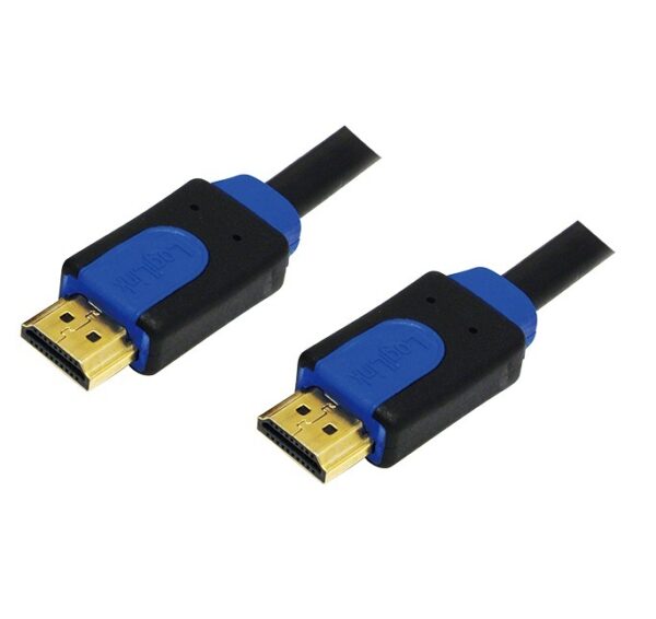 CABLU video LOGILINK, HDMI (T) la HDMI (T), 2m, premium, conectori auriti, rezolutie maxima 4K UHD (3840 x 2160) la 60 Hz, negru, „CHB1102” (timbru verde 0.8 lei)