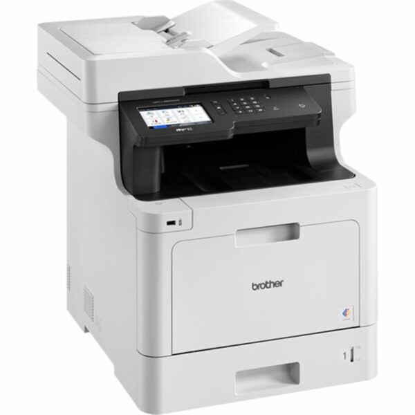 Multifunctional Laser Color BROTHER MFC-L8900CDW, A4, Functii: Impr.|Scan.|Cop.|Fax, Viteza de Printare Monocrom: 31ppm, Viteza de printare color: 31ppm, Conectivitate:USB|Ret|WiFi, Duplex:Da, ADF:ADF (timbru verde 40 lei) „MFCL8900CDWRE1”