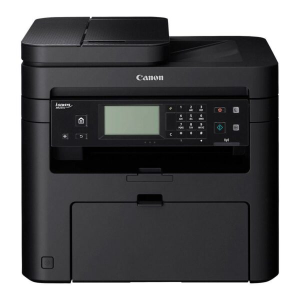 Multifunctional Laser mono Canon Bundle MF237W + 2 X CRG737, dimensiune A4 (Printare,Copiere, Scanare, Fax), viteza 23ppm, rezolutie max 600x600dpi, memorie256MB RAM, alimentare hartie 250 coli, „1418C161AA” (timbru verde 11 lei)