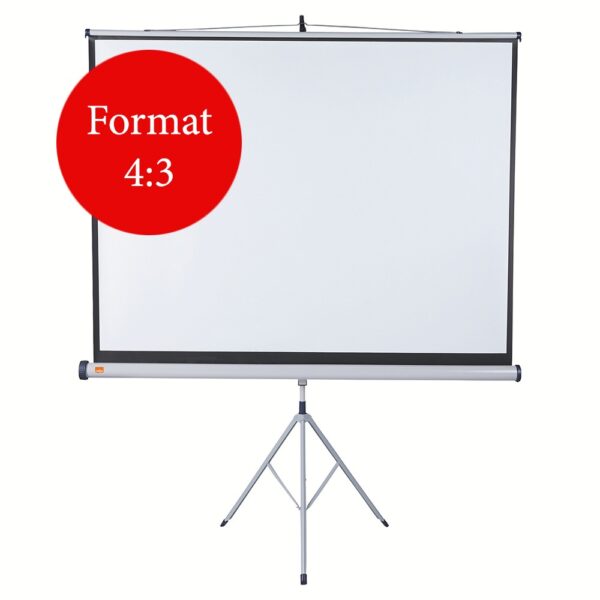 ECRAN proiectie NOBO, manual, format 4 : 3, fixare trepied, 175 x 132 cm, „1902396”