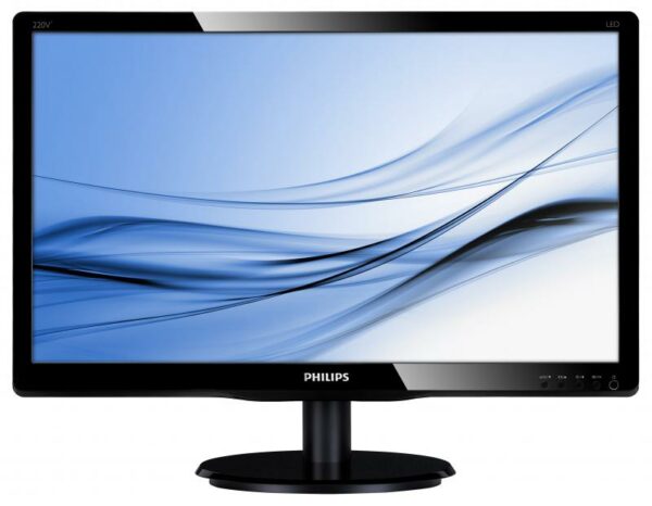 MONITOR PHILIPS 22″, home, office, TN, WSXGA+ (1680 x 1050), Wide, 250 cd/mp, 5 ms, VGA, DVI, „220V4LSB/00” (timbru verde 7 lei)