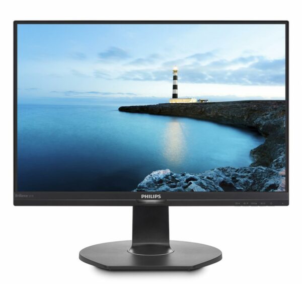 MONITOR PHILIPS 23.8″, home, office, IPS, Full HD (1920 x 1080), Wide, 250 cd/mp, 5 ms, VGA, HDMI, DisplayPort, „241B7QPJEB/00” (timbru verde 7 lei)