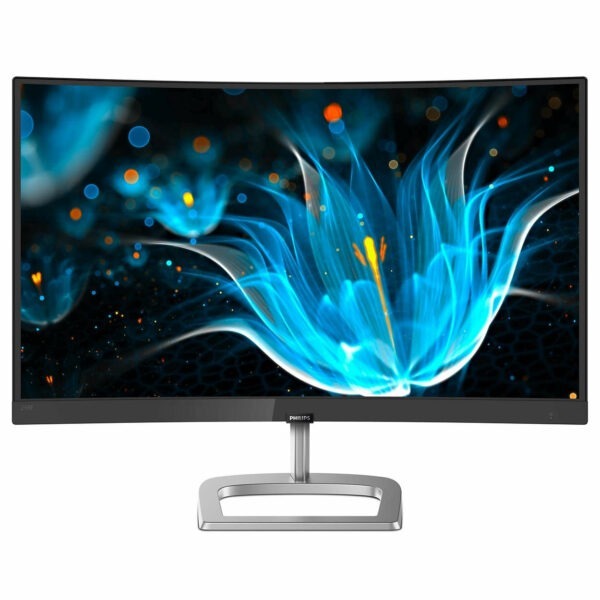 MONITOR PHILIPS 23.6″, home, office, VA, Full HD (1920 x 1080), Wide, curbat, 250 cd/mp, 4 ms, VGA, HDMI x 2, „248E9QHSB/00” (timbru verde 7 lei)