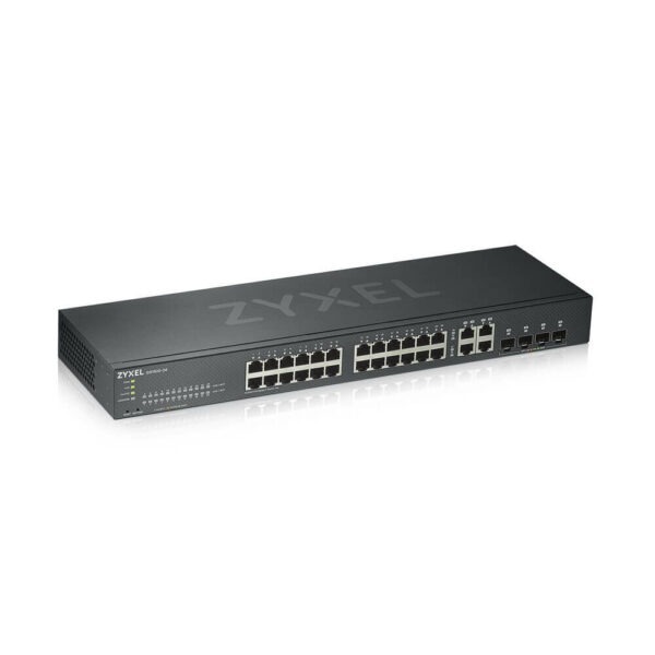 SWITCH ZYXEL, GS1920-24v2, porturi Gigabit x 24, SFP x 4, managed, rackabil, carcasa metalica, „GS1920-24V2-EU0101” (timbru verde 2 lei)