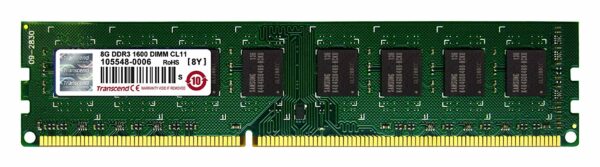 DIMM DDR3/1600 8192M TRANSCEND *retail* „TS1GLK64V6H”