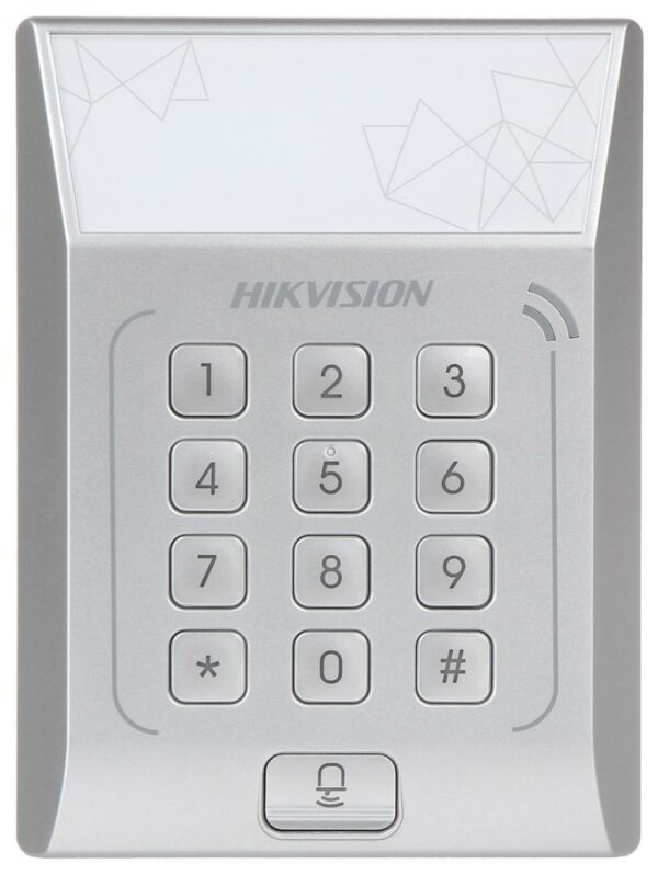 CITITOR card HIKVISION, EM, tastatura si card proximitate, „DS-K1T801M” (timbru verde 0.18 lei)